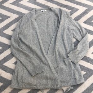 never warn gray sweater from Madewell